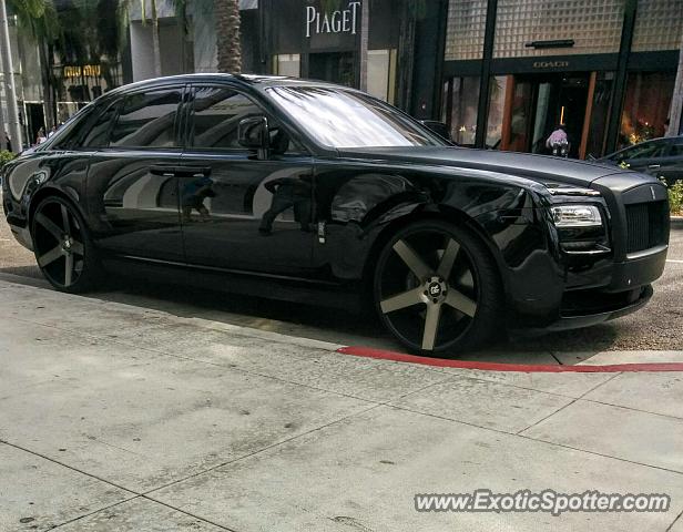Rolls-Royce Ghost spotted in Beverly Hills, California