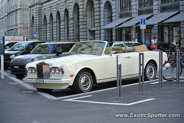 Rolls-Royce Corniche spotted in Zurich, Switzerland