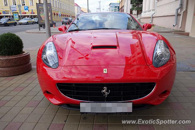 Ferrari California spotted in Minsk, Belarus