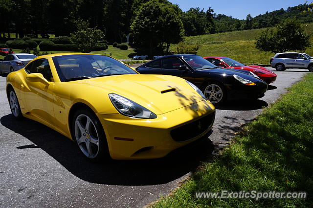 Ferrari California spotted in Flat Rock, North Carolina