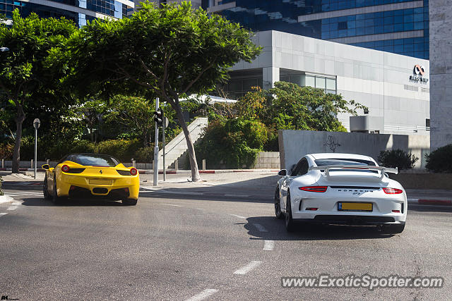 Ferrari 458 Italia spotted in Herzeliya, Israel