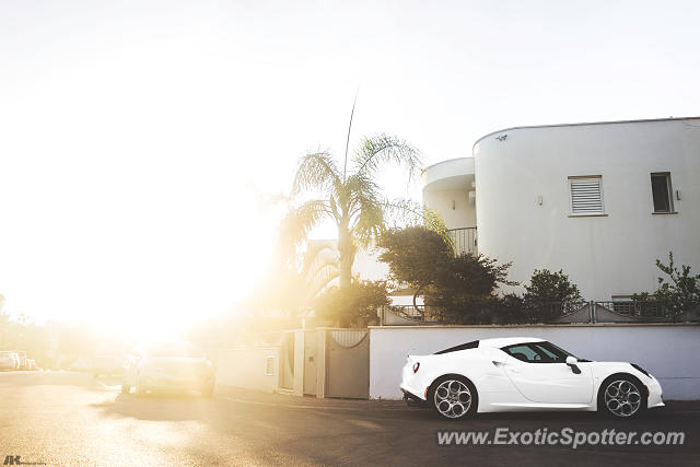 Alfa Romeo 4C spotted in Herzeliya, Israel