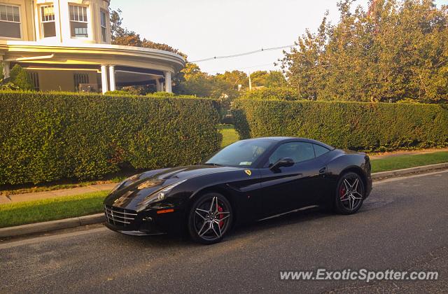 Ferrari California spotted in Allenhurst, New Jersey