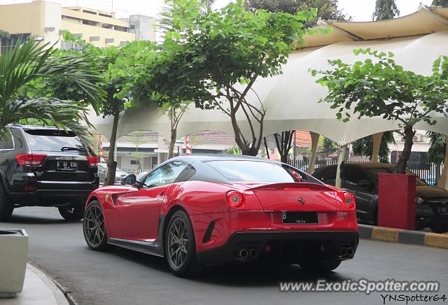 Ferrari 599GTO spotted in Jakarta, Indonesia