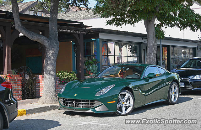 Ferrari F12 spotted in Carmel, California