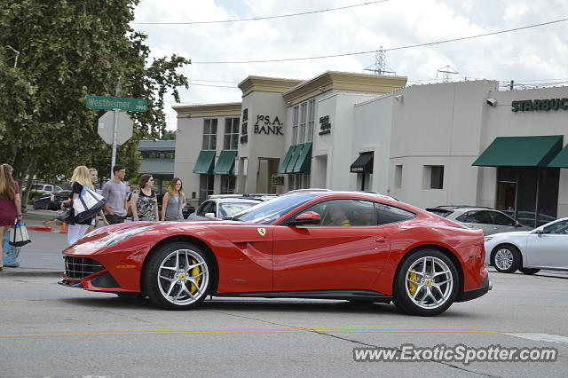Ferrari F12 spotted in Houston, Texas