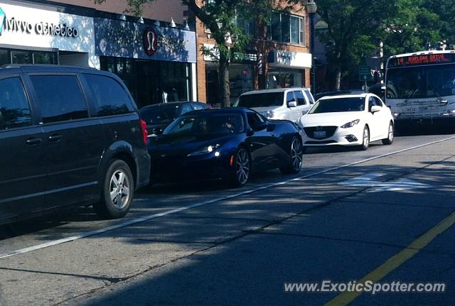 Lotus Evora spotted in Oakville, Ont, Canada