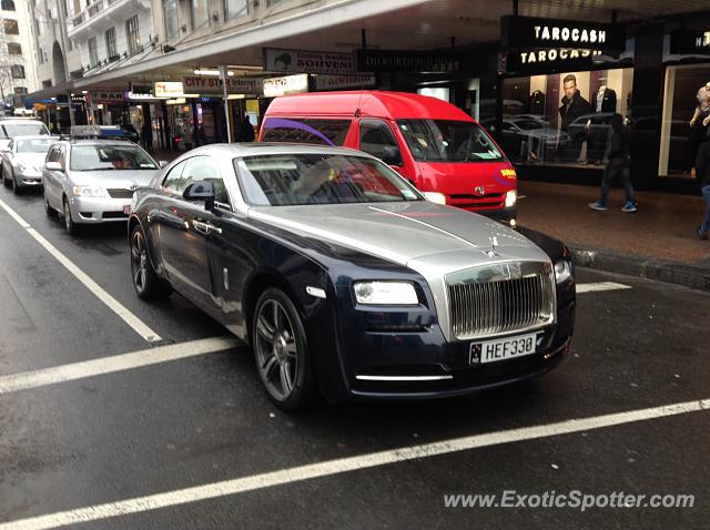 Rolls-Royce Wraith spotted in Auckland, New Zealand