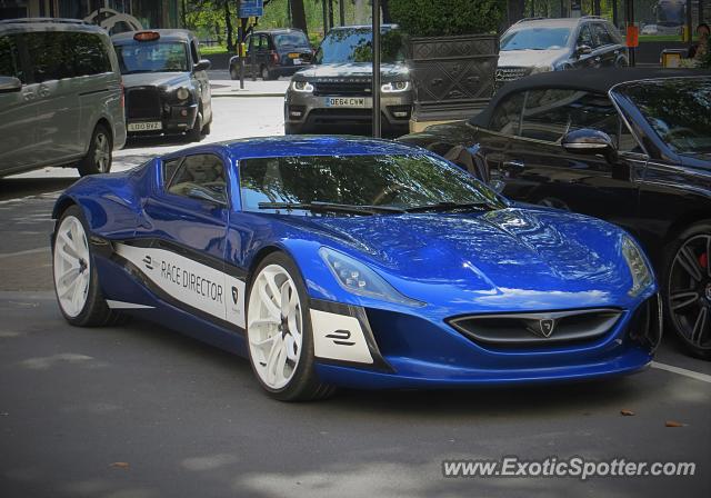 Rimac Concept One spotted in London, United Kingdom