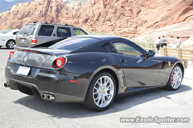 Ferrari 599GTB spotted in Red Rock Canyon, Nevada