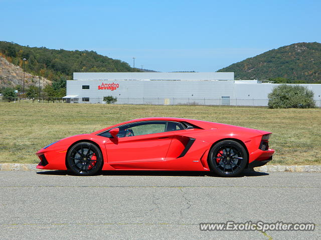 Lamborghini Aventador spotted in Mahwah, New Jersey