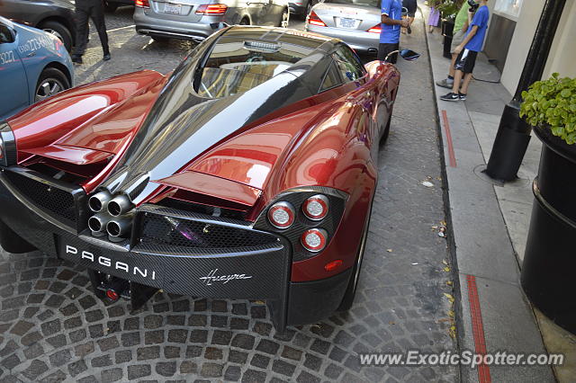 Pagani Huayra spotted in Beverly hills, California