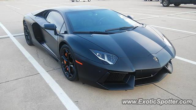 Lamborghini Aventador spotted in Arlington, Texas