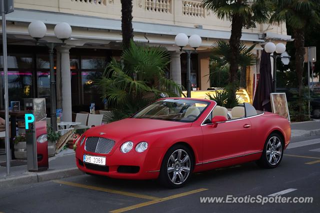 Bentley Continental spotted in Opatija, Croatia