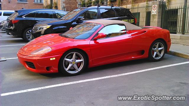 Ferrari 360 Modena spotted in Old Québec, Canada
