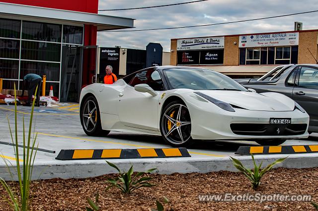 Ferrari 458 Italia spotted in Sydney, Australia