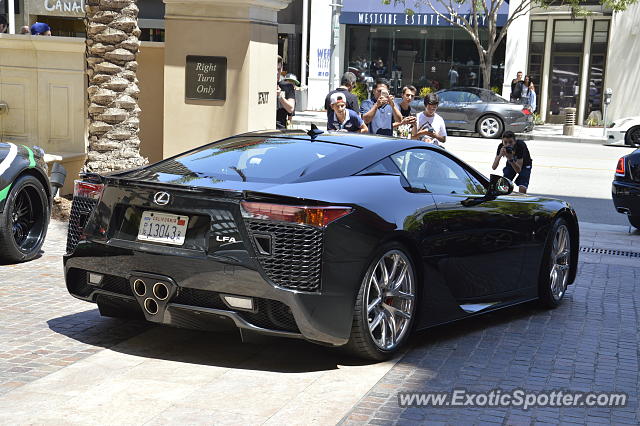 Lexus LFA spotted in Beverly hills, California