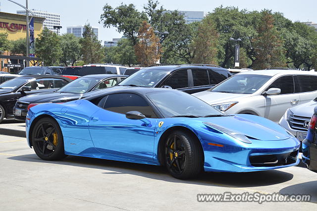 Ferrari 458 Italia spotted in Houston, Texas