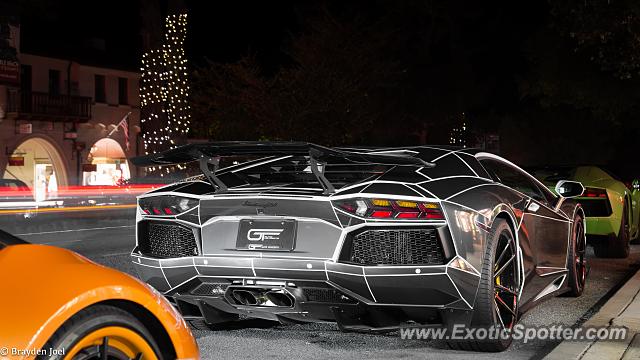 Lamborghini Aventador spotted in Carmel, California