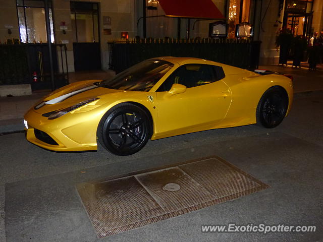 Ferrari 458 Italia spotted in PARIS, France
