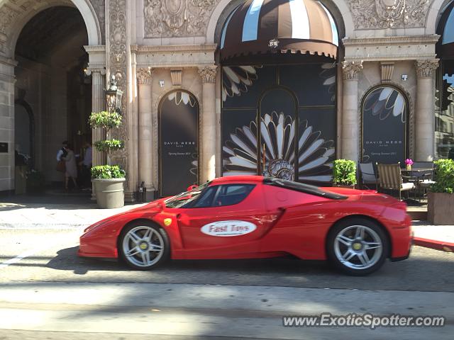 Ferrari Enzo spotted in Beverly hills, California