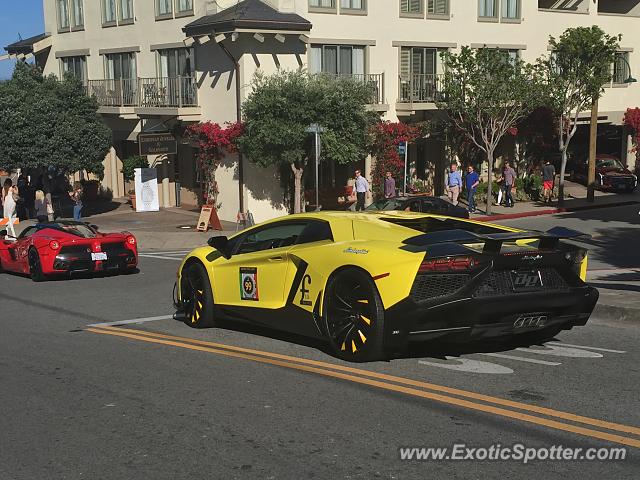 Lamborghini Aventador spotted in Monterey, California