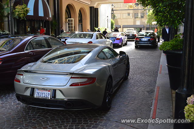 Aston Martin Vanquish spotted in Beverly Hills, California