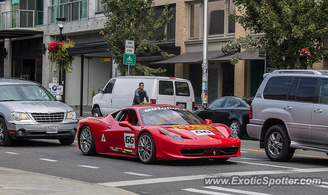 Ferrari 458 Italia spotted in Seattle, Washington