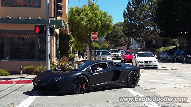 Lamborghini Aventador spotted in Carmel, California