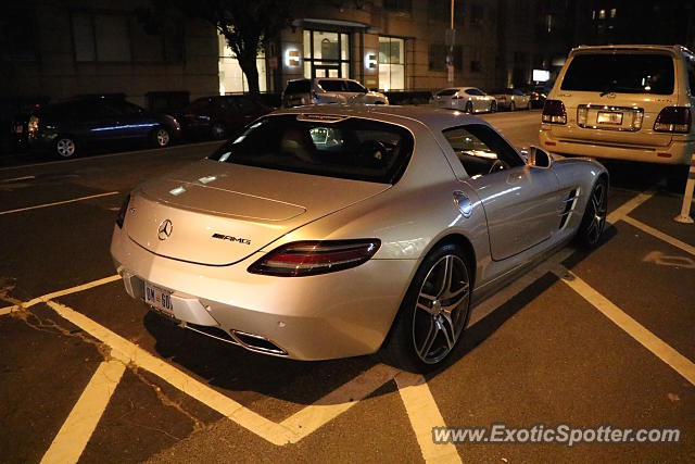 Mercedes SLS AMG spotted in Arlington, Virginia