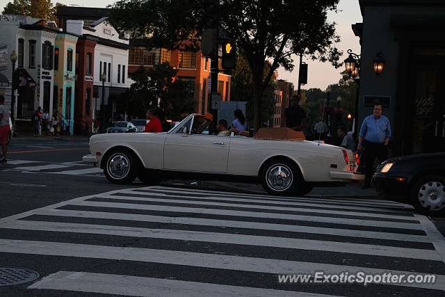 Rolls-Royce Corniche spotted in Arlington, Virginia