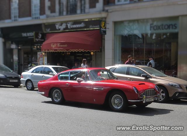Aston Martin DB6 spotted in London, United Kingdom