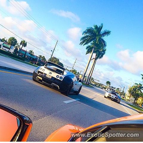 Bugatti Veyron spotted in Fort Lauderdale, Florida