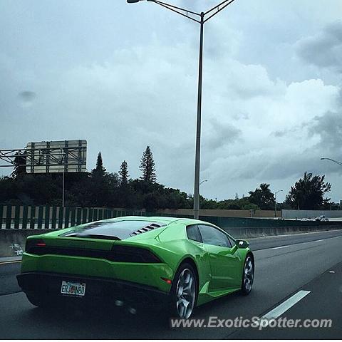 Lamborghini Huracan spotted in Fort Lauderdale, Florida