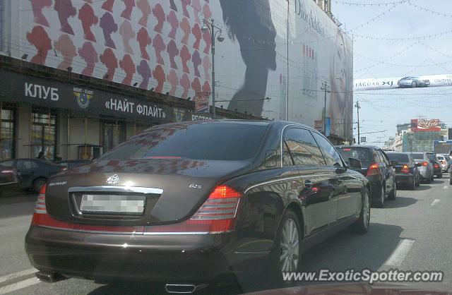 Mercedes Maybach spotted in Moscow, Russia