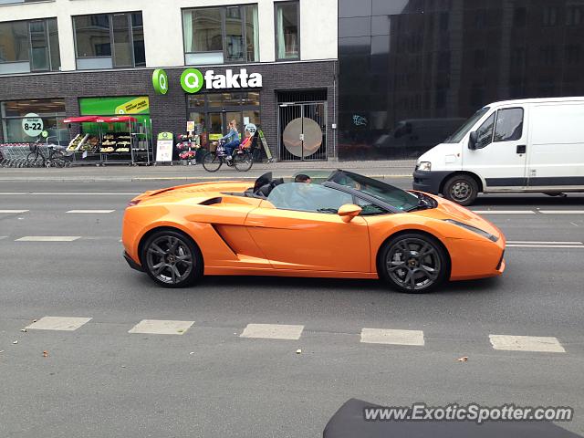 Lamborghini Gallardo spotted in Copenhagen, Denmark