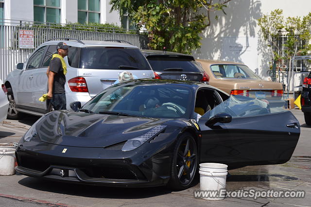Ferrari 458 Italia spotted in Beverly Hills, California