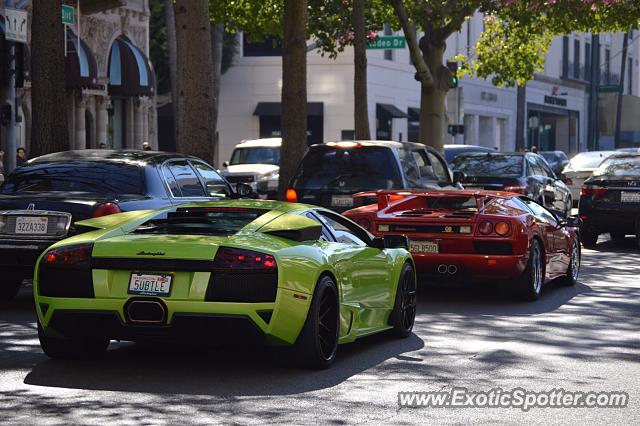 Lamborghini Murcielago spotted in Beverly Hills, California
