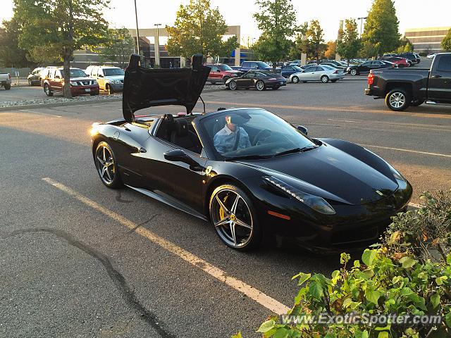 Ferrari 458 Italia spotted in Greenwood V, Colorado