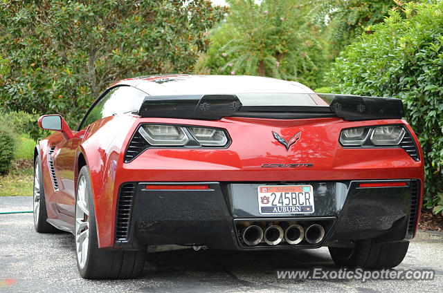 Chevrolet Corvette Z06 spotted in Auburn, Alabama