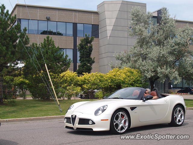 Alfa Romeo 8C spotted in Montreal, Canada
