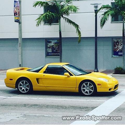 Acura NSX spotted in Fort Lauderdale, Florida