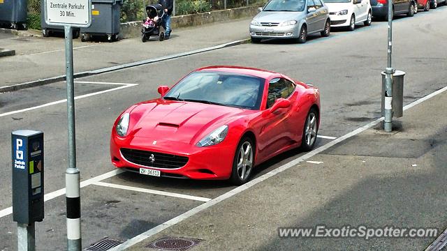 Ferrari California spotted in St. Gallen, Switzerland