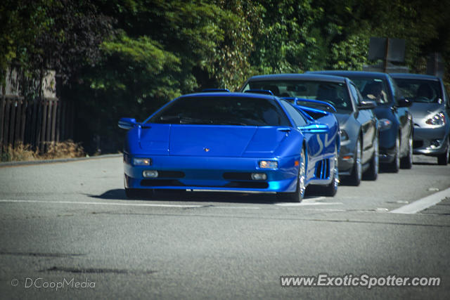Lamborghini Diablo spotted in Pebble Beach, California