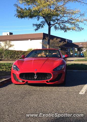 Maserati GranCabrio spotted in Brick, New Jersey