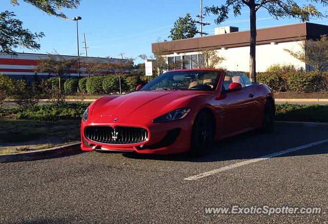 Maserati GranCabrio spotted in Brick, New Jersey