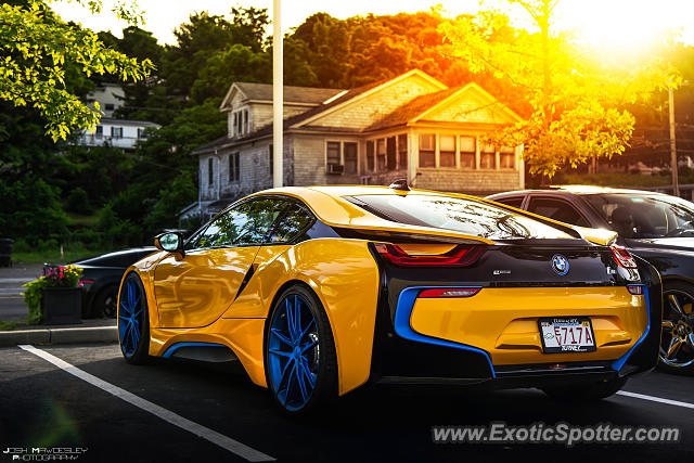 BMW I8 spotted in Watkins Glen, New York