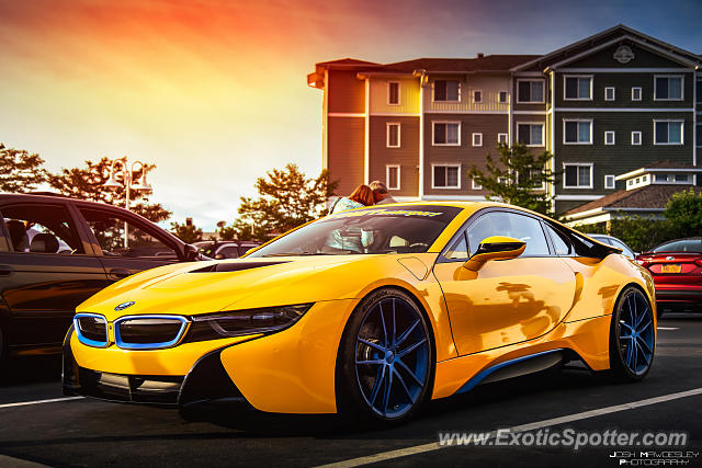BMW I8 spotted in Watkins Glen, New York