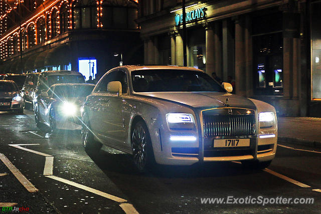 Rolls-Royce Ghost spotted in London, United Kingdom