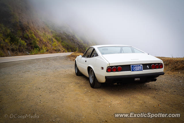 Ferrari 365 GT spotted in Big Sur, California